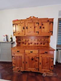 credenza abete massello 