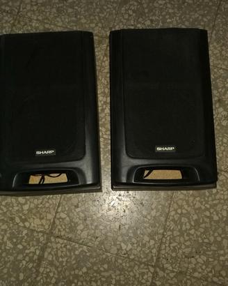 COPPIA ALTOPARLANTI STEREO SHARP TRE VIE 