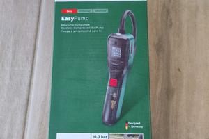 Mini compressore aria BOSCH EASYPUMP a batteria!!