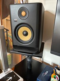 Coppia Krk rokit 5 + scheda audio + supporti
