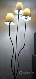 Lampada da terra moderna a 3 luci