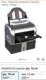 PAvo piegatrice automatica A4 A5