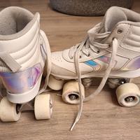 🎉 Pattini a rotelle Oxelo Quad 100 – Taglia 34 🎉