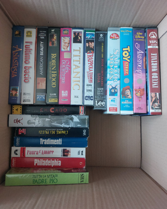 Lotto 53 Videocassette Film Cartoni animati
