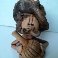 Statuetta Oste Rogliano Vintage 