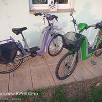 2 biciclette elettriche economiche biammortizzate