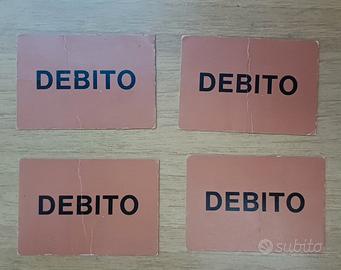 4carte debito originali Barbie reginetta del ballo