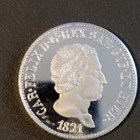medaglia commemorativa argento 999 ,1821