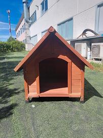cuccia da esterno per cani.