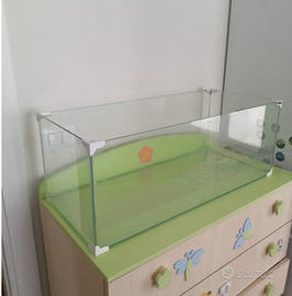Acquario 80L con pompa e riscaldatore