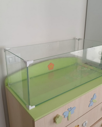 Acquario 80L con pompa e riscaldatore
