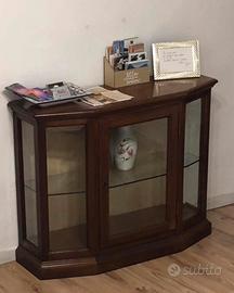 Mobile credenza vetrina legno