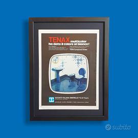 Pubblicità originale vintage poster ceramica TENAX