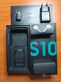 Scatola Samsung S10 + Accessori Originali