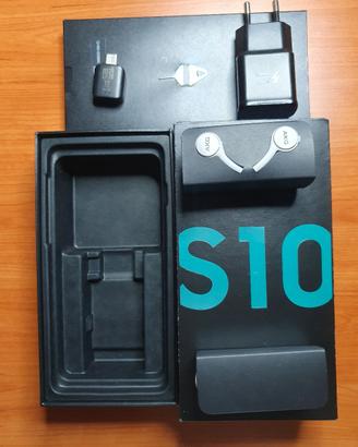 Scatola Samsung S10 + Accessori Originali