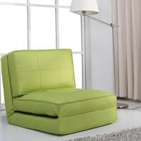 Pouf Poltrona letto con cuscino colore verde