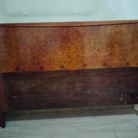 letto in radica di noce