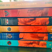 Collezione di sei libri storia dei faraoni