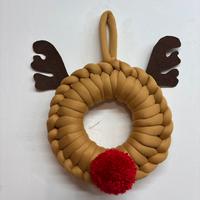 Ghirlanda di natale fatta a mano