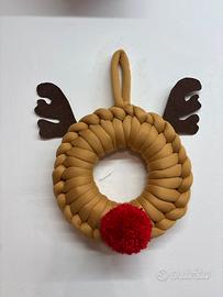 Ghirlanda di natale fatta a mano