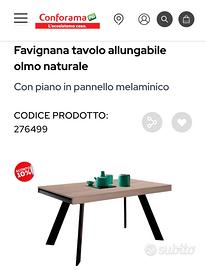 Tavolo allungabile fino a 10 persone