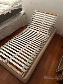 rete letto reclinabile ikea + telaio letto