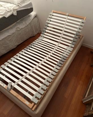 rete letto reclinabile ikea + telaio letto