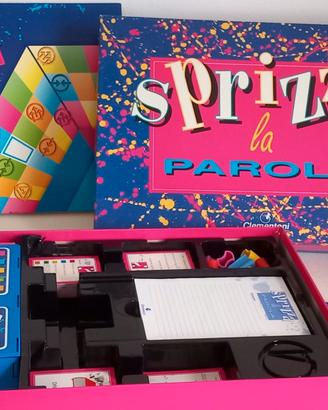 Gioco da tavolo "Sprizza la parola" pari al nuovo