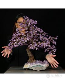 Bonsai in Ametista su Drusa Naturale – Armonia