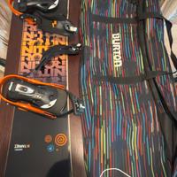 Tavola snowboard Nitro 147 +sacca Burton