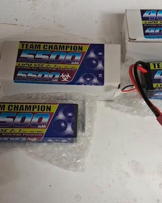 Batterie Lipo Hardcase 2S & 3S 5500Mah /4000Mah
