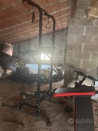 Palestra da casa  e panca