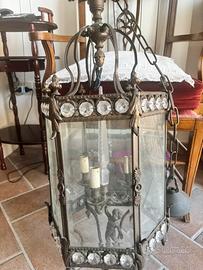 Lampadario stile liberty