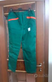 Pantalone verde da lavoro taglia L