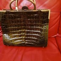 Borsa vero coccodrillo anni '60