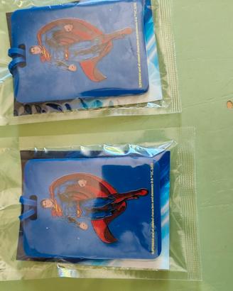 etichetta da viaggio superman 