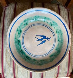 Fangotto piatto Caltagirone maiolica terracotta