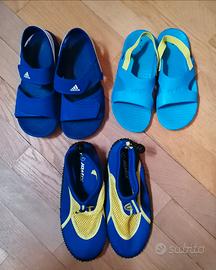 Sandali mare e scarpe scogkio bambino