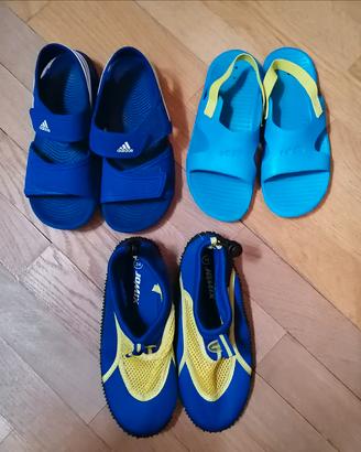 Sandali mare e scarpe scogkio bambino