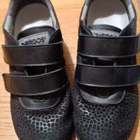Scarpe comfort Hergos nere, soletta estraibile