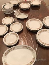 SERVIZIO PIATTI PORCELLANA ANNI 50/60 MITTERTEICH