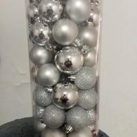 2 confezioni nuove da 60 palline di Natale 