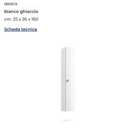 Colonna bagno sospesa