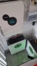INVERTER IBRIDO + BATTERIE 10KW FOTOVOLTAICO