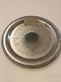 Vassoio Sheffield, Rogers 1920 America, 38cm