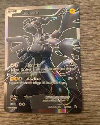 Pokémon Zekrom Full Art 114/114 Italiano