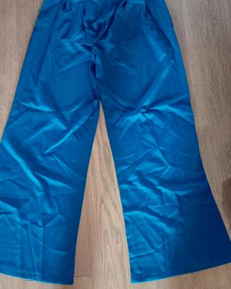 pantaloni dritti, vita alta 