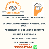 Sgombero tutto Milano e provincia