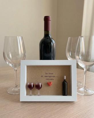 Cornice 3D Artigianale Vino - Decorazione Casa