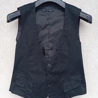 Gilet Elegante Nero Uomo (Taglia S)